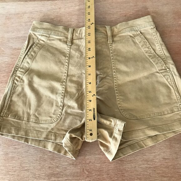 Madewell The Perfect Vintage Fatigue Shorts Women 28 Brown High Rise Stretch - Picture 6 of 11